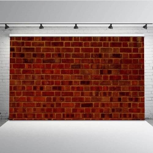 Mehofoto Red Brick Wall Background for Photography Vintage Wall Backdrop for Photo Studio L-532