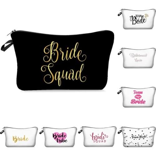Team Bride Tribe To Be Makeup Gift Bag Bridesmaid Proposal Wedding Bachelorette Hen Night Party Bridal Shower Decoration Favor
