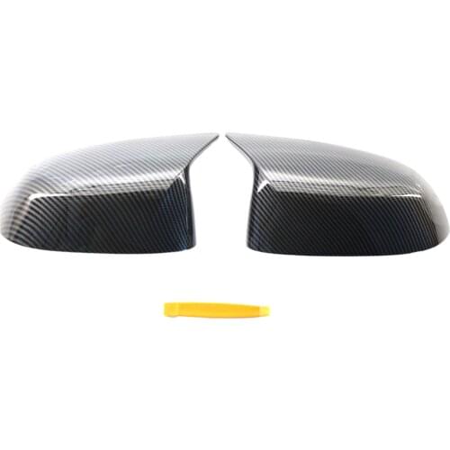2 Pcs Left/Right Side Mirror Covers Caps 51162446965 for BMW X4 G02 X5 G05 X6 G06 X7 G07