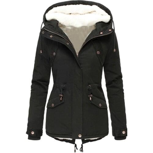 Liva girl Women's Parkas With Fur