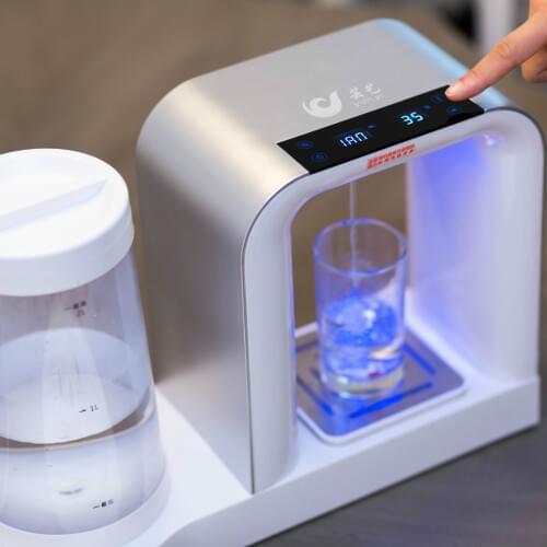 LCD Mini Water Dispenser Instant Fast Heating Household Pure Water Bottled Pump Table Drink Dispenser Hot Water Boiler Dispenser