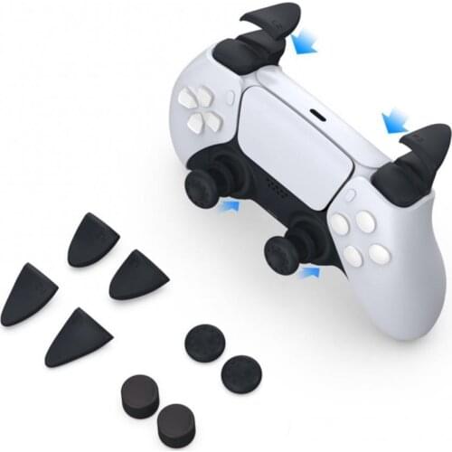 8Pcs Non-slip Anti-falling Gamepad Joystick Rocker Button Caps Game Console Accessory for PS5