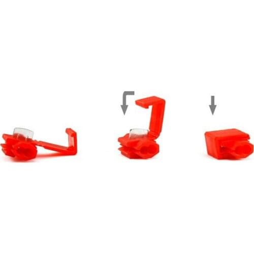 NEW 1000pcs 10A Scotch Lock Quick Splice 22-18 AWG 0.5-1mm2 Electrical terminals assortment Wire Connector