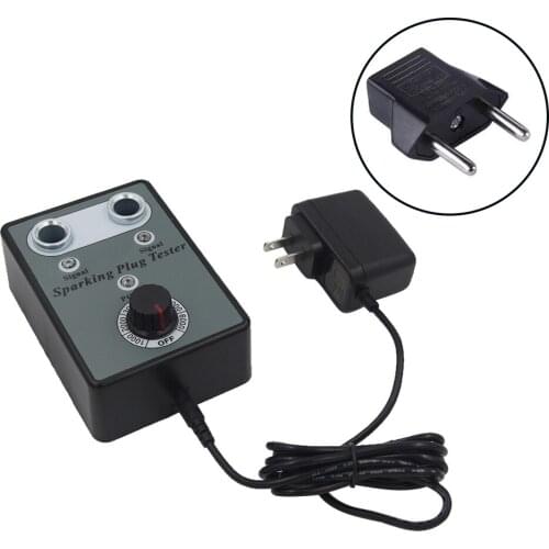 New Car Spark Plug Tester Detector Plug Analyzer Diagnostic Tool Dual Hole Detector For 12V Gasoline Vehiles Ignition Analyzer