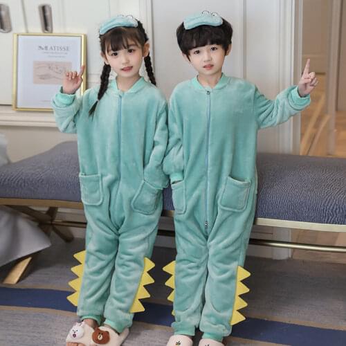 Autumn winter Sleepwear Flannel Sleeping Bag Baby Boys Clothes For Girls Pajamas Kids Clothing Bodysuits Jumpsuits Warm Romper