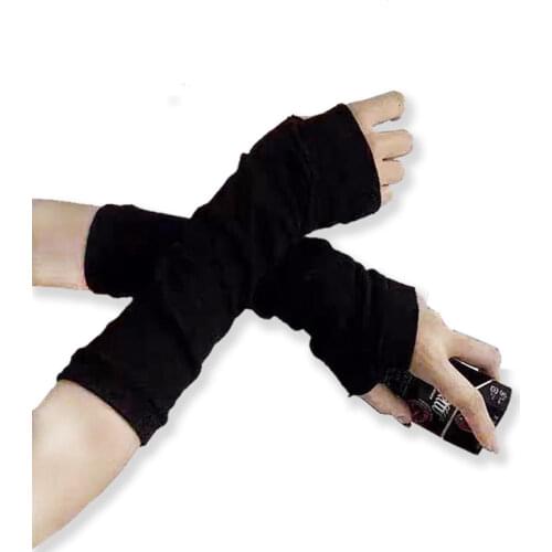 Anime Cosplay Darkly Ninja Glove Mitten Oversleeve Man Women Fashion Sun Protection Keep Warm Gloves