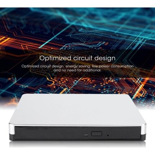 SOONHUA USB3.0 DVD Writer Aluminium Shell External Optical Drive DVD Writers For Desktop Notebook Computer