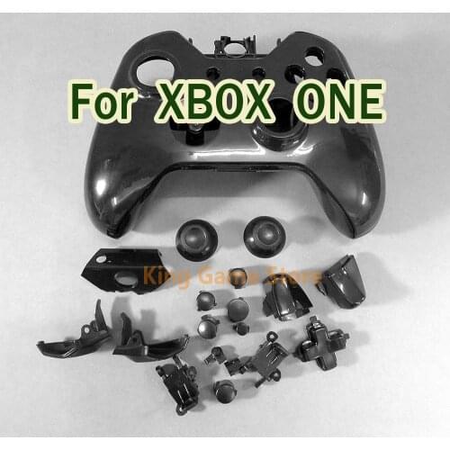 2sets white black For Xbox one Wireless Full Housing Shell Replacement For Xbox one Controller W/ Buttons Kit Accessories