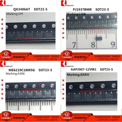 20 pcs/lot QX3406AT QX3406 . PJ1937BMR PJ1937 . ME6219C18M5G ME6219C18 ME6219 . AAP2967-12VIR1 AAP2967 100% New original