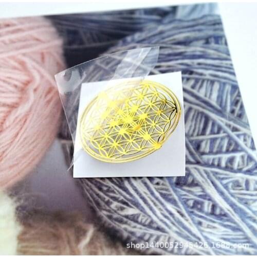 80Pcs Copper Orgonite Sticker Tree Life Energy Tower Pyramid Epoxy Resin Crafts M2EA