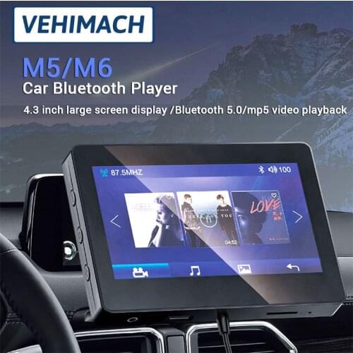 4.3'' Car Radio Multimedia Bluetooth Player Universal Stereo Video Player M5 M6 Handsfree Phone USB Charging FM Transmitter Kit