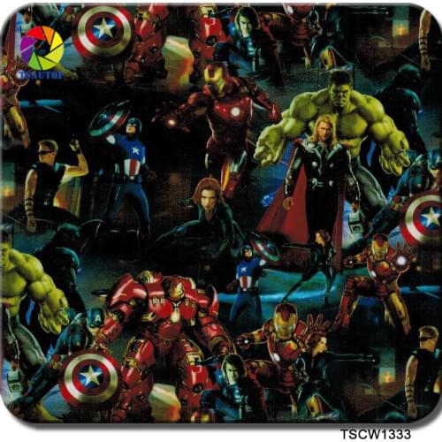 Free shipping 0.5m*2m/10m new cartoon TSCW1333 hydrographic dipping film water transfer printing film