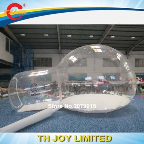 Free shipping to door! clear inflatable dome tent/luxury inflatable bubble tent/good quality inflatable tent for camping