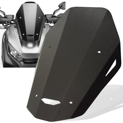 CNC Front Windscreen Windshield Wind Shield Screen Protector with Bracket For Honda X-ADV XADV 750 X ADV X-ADV750 2017 2018