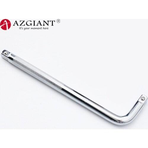 CR-V 1/2" L-Handle Square Socket Drive Handle Antiskid Curved Rod Extension Socket L Wrench Hand Tool For Car