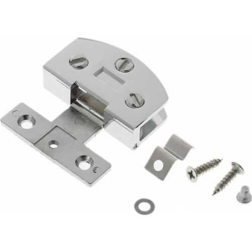 Glass Door Hinge Cupboard Display Cabinet Gate Clamp Door Hinge Bathroom Furniture Hardware