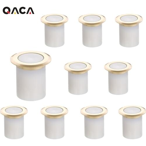 10 Pieces Silver/gold Plated Ground Spot Pathway Lamp Waterproof Durable Road Floor Spot Lighting Outdoor Terrace Lights F110-10