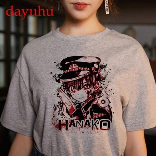 Japanese Anime Toilet Bound T Shirt Women Kawaii T-shirt Tops Cartoon Hanako Kun Graphic Tees Harajuku Unisex Tshirt Female