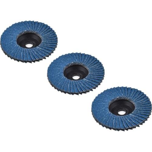 G30 Flat Flap Discs 75mm 3 Inch Sanding Discs 80 Grit Grinding Wheels Blades Wood Cutting For Angle Grinder