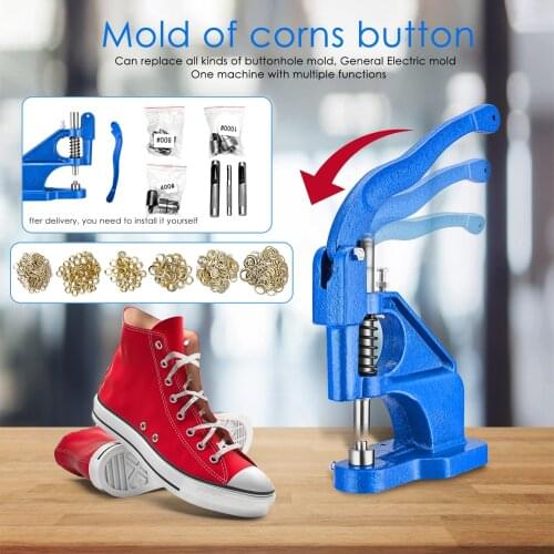 Punch Manual Installation Tool Grommet Eyelet Machine Hand Press Sew Pressing Clamp Machine DIY For Banner, Sign, Awning, Poster