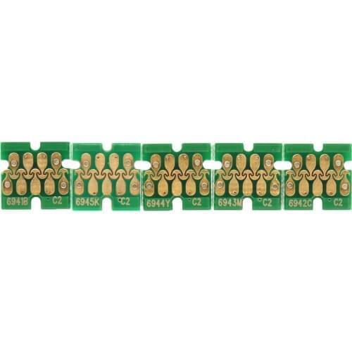 For epson cartridge one time chip T5000 one time chip for epson T7000 T3000 chips for ink cartridges on high quality