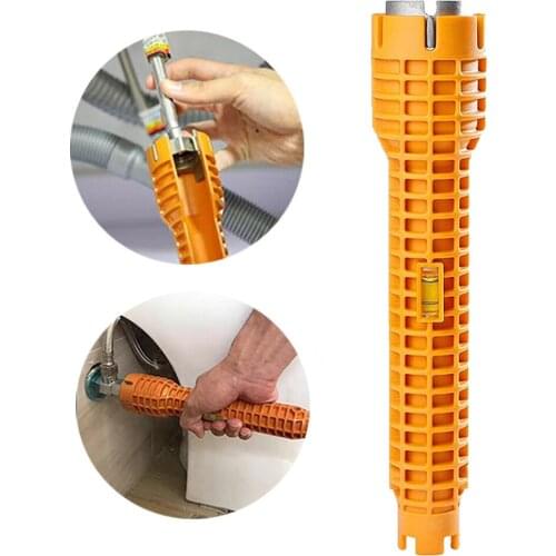 Multifunctional Double Head Sink Bathroom Wrench Plumbing Installation Tool Water Pipe Faucet Angle Valve Repair Torque Tools