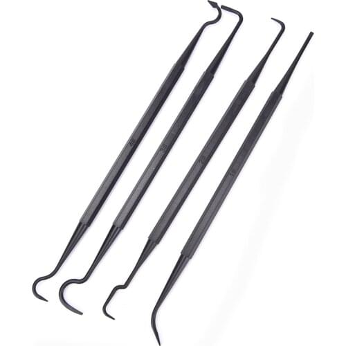 4Pcs/Set Double Ended Nylon Pick Set Gun Cleaning Tools Outdoor Hunting Portable Rifle Tube Cleaner Brush Hook