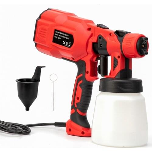 Spray Gun 550W 220V 3 Nozzle Easy Spraying Car/Wall Painting High Power Spay Guns Home Electric Paint Sprayer Easy Cleaning