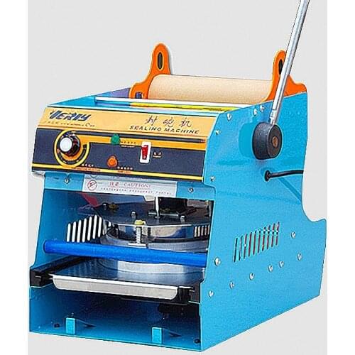 Manual Sealer Plastic Fresh Box Sealing Machine Square Fast Food Box Capping Machine Takeaway Lunch Box Sealing Machine WY-808