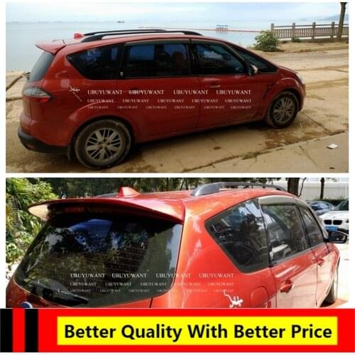 High Quality ABS Material Car Rear Wing Tail Roof Lip Spoiler For Ford S-max Smax 2006 2007 2008 2009 2010 2011 2012 2013