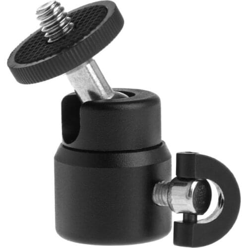1/4" Hot Shoe Mini Ball Head Flash Bracket Holder Mount Screw For Camera Tripod