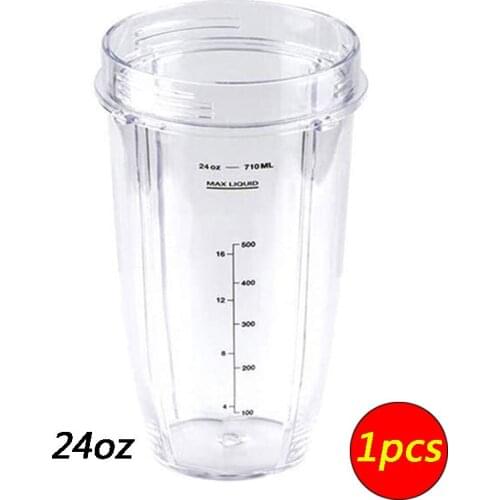 1PCS Portable 24 oz Ounce Cup Spare Replacement Parts Accessories for Nutri Ninja Auto-iQ 900W 1000W and Duo Blenders Juicer