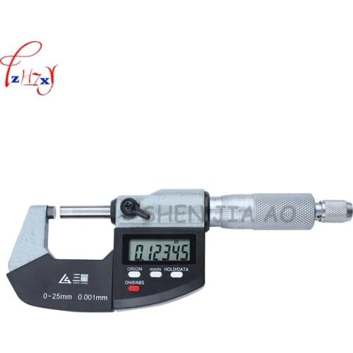 External diameter micrometer 0-25mm spiral micrometer measurement tool precision 0.001MM 1pc