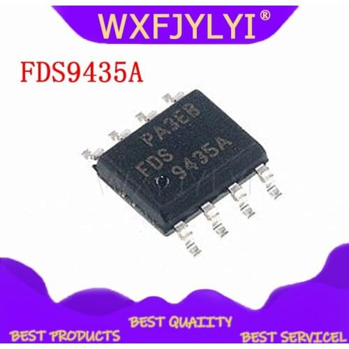 10pcs/lot FDS9435A SI9435 APM9435A 9435A 9435 Single P-Channel Enhancement Mode Field Effect Transistor SOP-8
