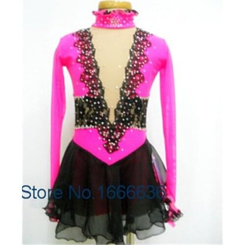 2016 Professional Custom Figure Ice Skating Dresses For Adult Elegant New Brand Vogue Ice Skating Dresses For Competition DR2914