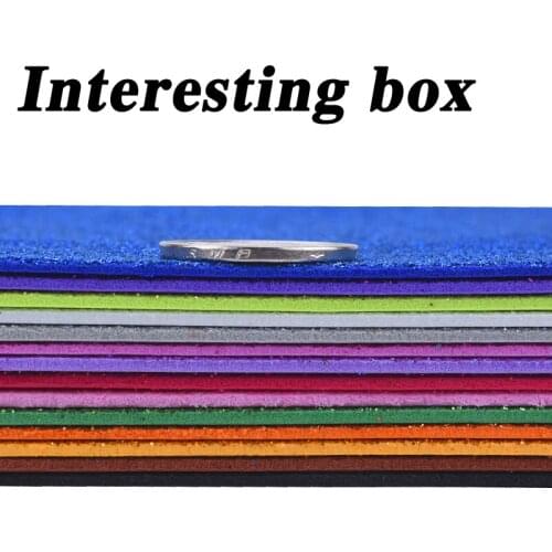 A4 Color Adhesive Child Handmade DIY Material Large Sheet Flash Foam Paper Sequins Light Sponge Paper 2mm