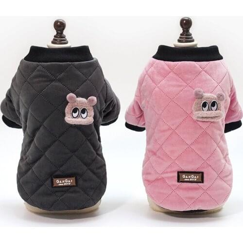 AHUAPET 2018 Dog Winter Clothes Dog Jackets Pet Clothes Coat For Small Dogs Pet Clothing Warm Sweater Chihuahua Supplies E