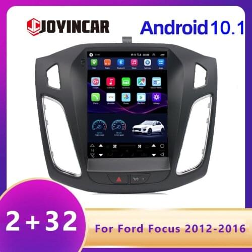 For Ford Focus 3 Mk 3 Tesla screen Tesla style 12- 16 Car Radio Multimedia Video Player Navi GPS Android 9.1 vertical screen