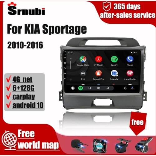 For Kia Sportage 3 2010-2016 Android 2 Din Car Stereo Audio Radio Multimedia Video 4G Speaker MP5 carplay accessories speakers