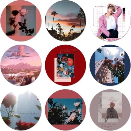 Lock Screen Aesthetic Icons Pins Badge Decoration Brooches Metal Badges For Clothes Backpack Decoration