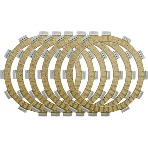 6 Pcs Motorcycle Paper Base Clutch Friction Plate for SUZUKI DL650 V-strom 2004-2011 DR250 INAZUMA400 INAZUMA750