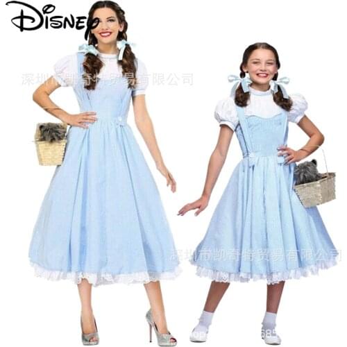 Disney Original Alice In Wonderland Maid Costume Cosplay Costume Uniform Halloween Costume Anime Cosplay for Women X1851