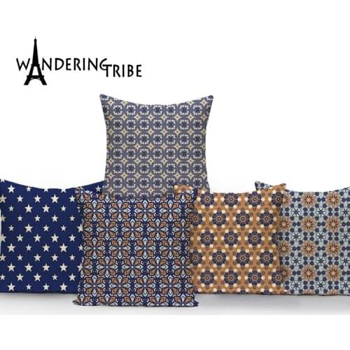 Geometry Style Cushion Cover Decorative Pillows For Sofa Pillow Cover Parallel Pattern Decorative Cushion Cover Home Pillowcase