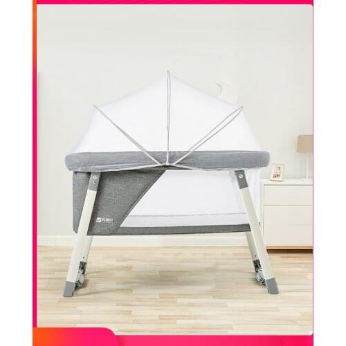 Portable crib newborn cradle bed multi-function baby bed bb bed foldable European bed to send mosquito net