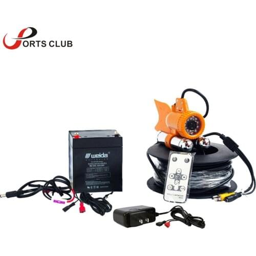 Professional Fishing Finder 7" TFT LCD Monitor Fishing Camera HD 600TV Lines Camera Underwater 24Pcs LEDs Fish Finder 30M Cable