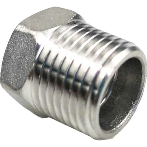 STAINLESS STEEL 1/2 INCH X 3/8 INCH BSP REDUCING BUSH