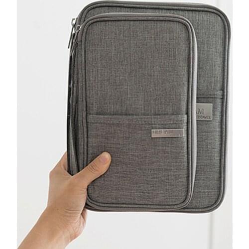 Family Travel Organiser Passport Document Holder RFID Cards Tickets Wallet Pouch portable ID card bag