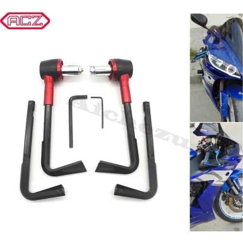 ACZ Motorcycle Universal Aluminum 7/8" Handlebar Proguard System Brake Clutch Levers Protector Hand Guard For Kawasaki Yamaha
