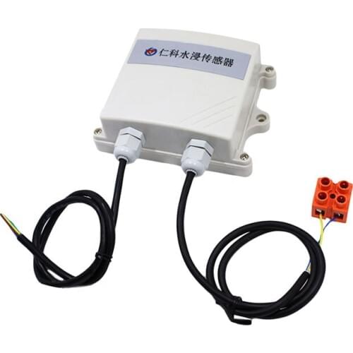 Free shipping 1pc Flooding transmitter sensor Leak detection alarm sensor Relay output Water transmitter sensor