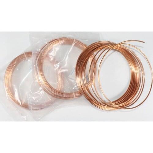 10m Thin tube Copper tube Air Conditioning Refrigerator Copper Pipe Soft Tube 99.9% T2 Copper DIY Cooling